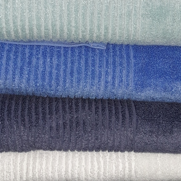 Martha Stewart Bath Martha Stewart Bath Towel Set Caspian Blue Nwt